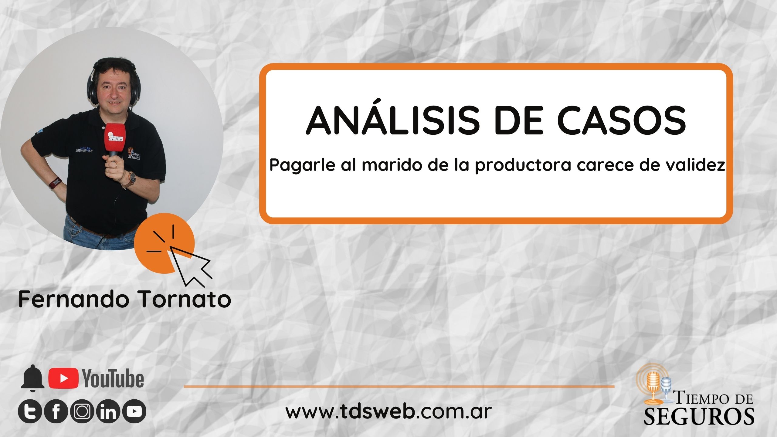 Compartimos un interesante caso en el que, a raiz de un pago mal realizado (se le abono al marido de la productora y este extendio un recibo propio y sin fecha) llevo al rechazo de un siniestro por parte de la compañia, circunstancia que fue ratificada en sede judicial.